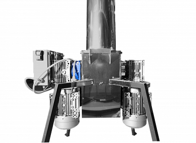 Дробилка универсальная "Кормилец Люкс" с двумя двигателями из нержавеющей стали